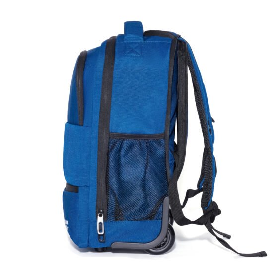 CabinFly Aircruiser Hybrid 40 x 30 x 20 cm rugzak trolley met wielen Ryanair handbagage Wizzair cabinebagage reisrugzak vliegtuig Carry-On, blauw, 40x30x20cm - mit Rädern