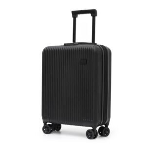 CabinFly Cruisair Expandable 55x40x23cm Wizzair Lufthansa Lagaminas 55x40x20 Lagaminas Ryanair Rankinis Bagažas Juodas