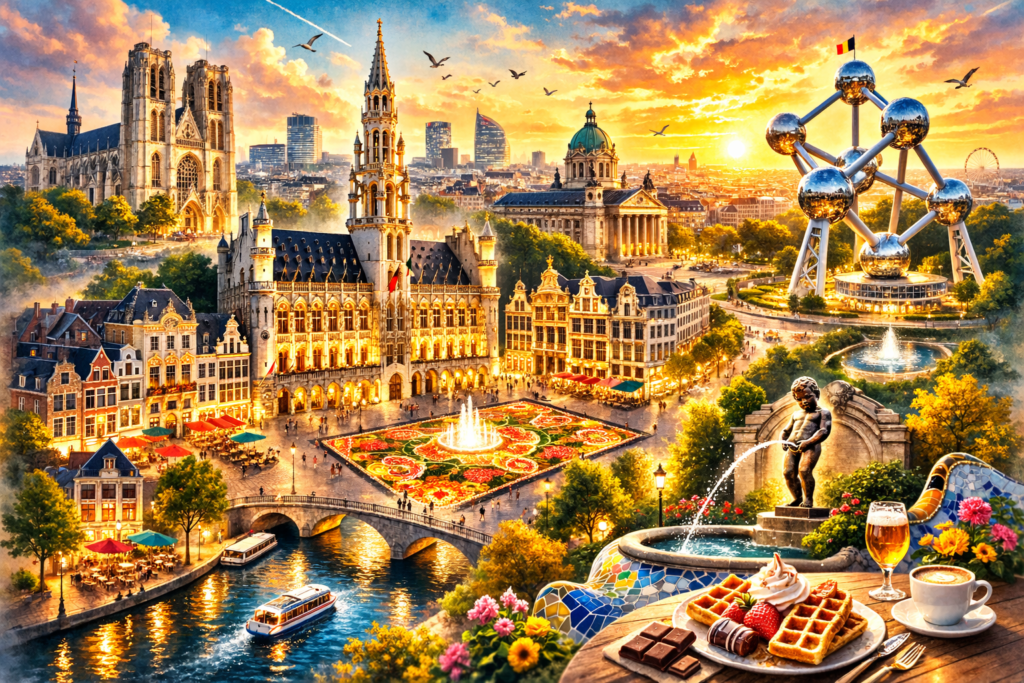 Nuo €37 už skrydžius į Briuselį, Belgija iš Rygos